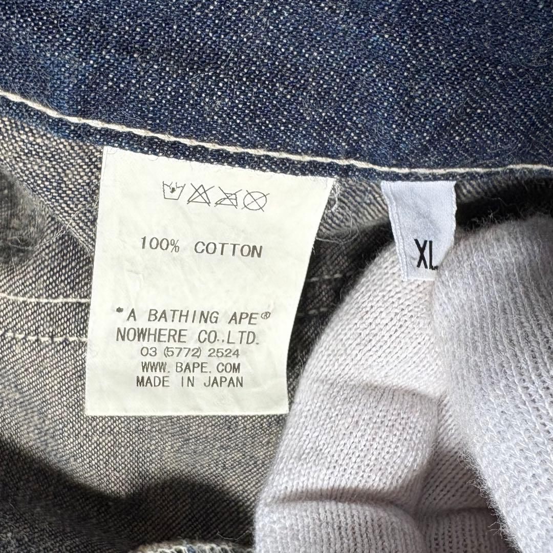 パンツ a bathing ape BAPE sta Denim Shorts XL