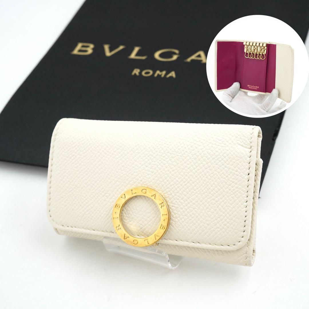 ✨未使用に近い✨　BVLGARI キーケース　ロゴマニア　クラシコ　6連　刻印
