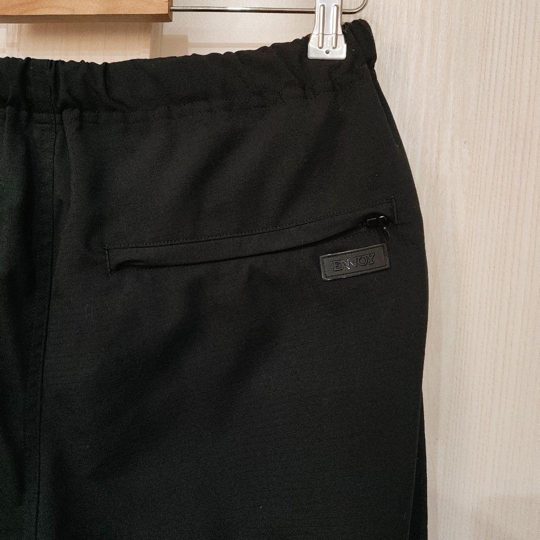 Ennoy wool blend rip stop easy pantsサイズM