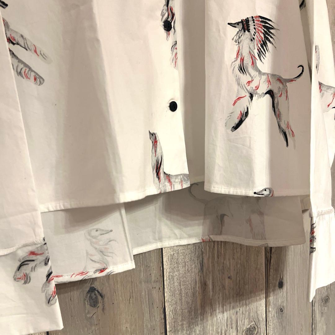 フォークメイド folkmade アフガンブラウス Lサイズ