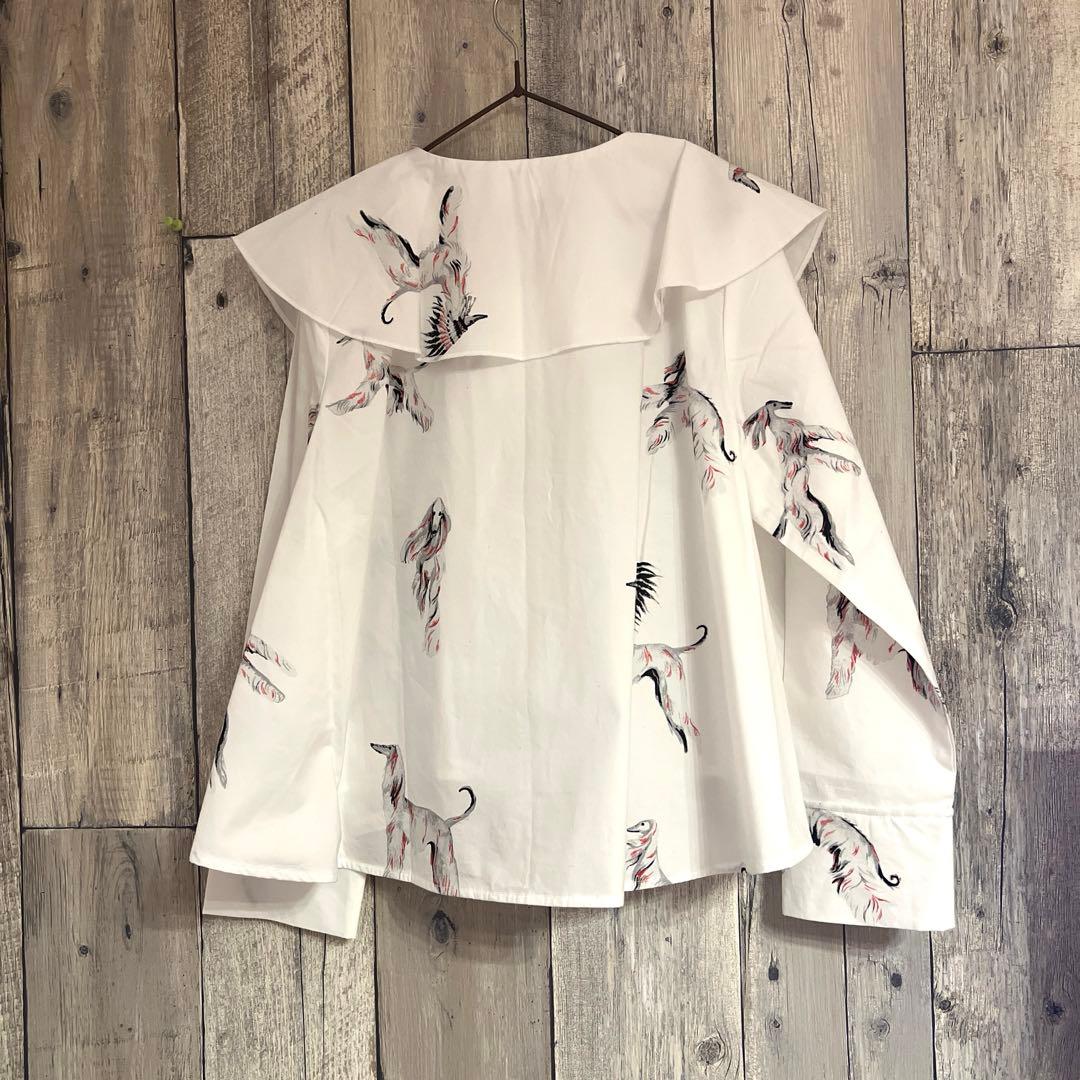 フォークメイド folkmade アフガンブラウス Lサイズ