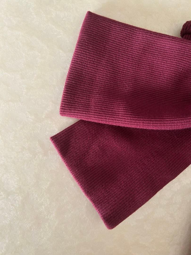 美品★ UND HALF ZIP SWEAT DRESS