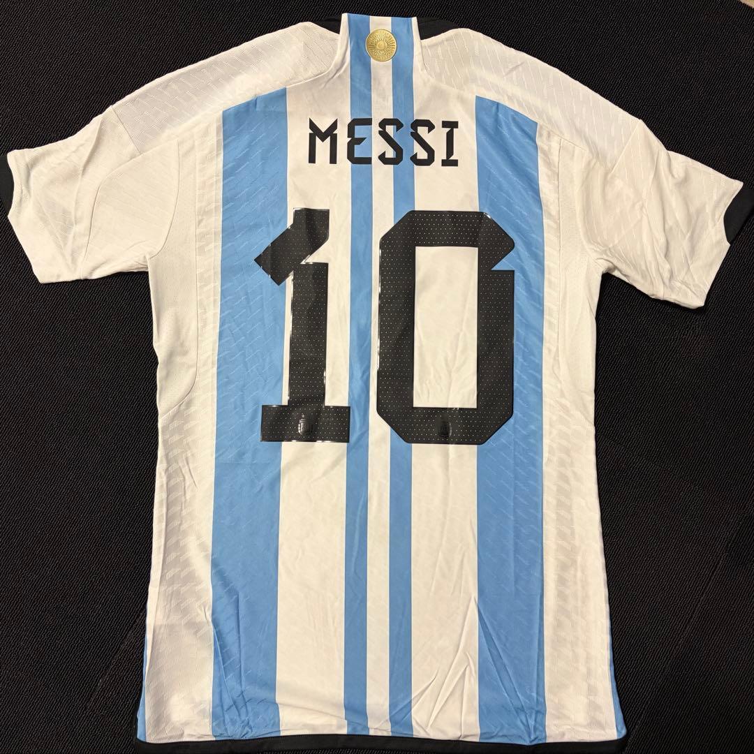 正規品　メッシ　2022カタールW杯　アルゼンチン　オーセンティックユニフォーム