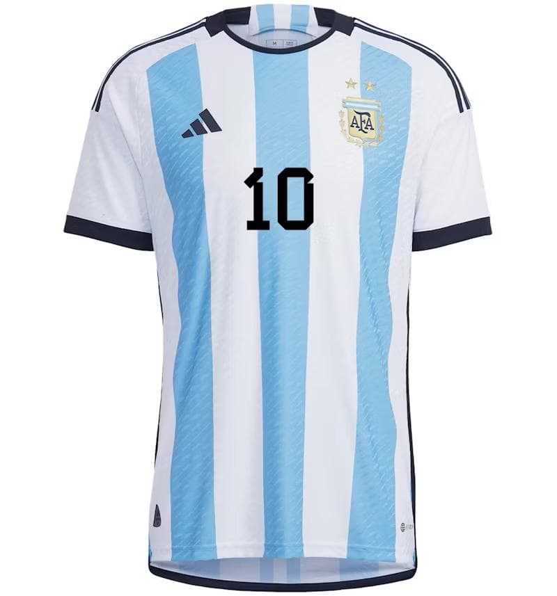 正規品　メッシ　2022カタールW杯　アルゼンチン　オーセンティックユニフォーム