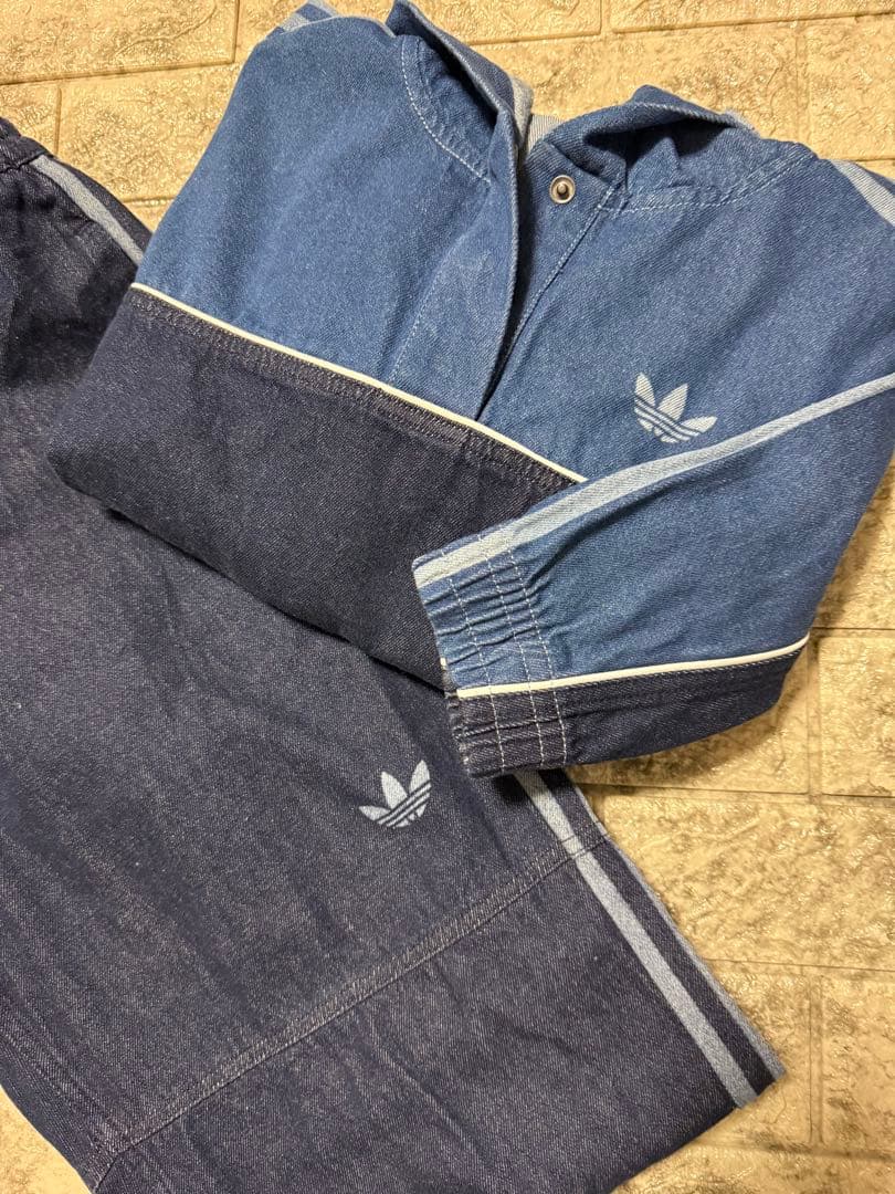 adidas originals アディダス デニム セットアップ パンツ M