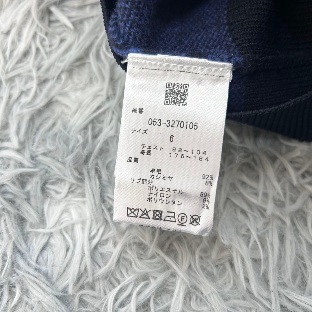 新品　パーリーゲイツ　パーカー　フーディ　プルオーバー　カシミヤ　サイズ6