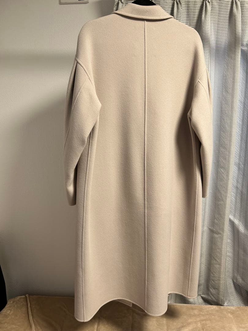 nano universe★PURE LAMBSリバーロングコートグレージュM