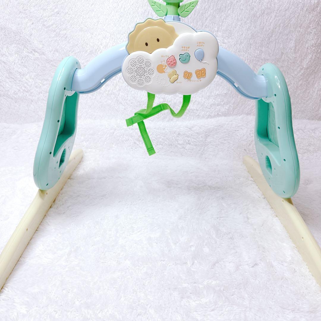 極美品 完品 くまのプーさん 選べる回転 6WAY ジムにへんしんメリー