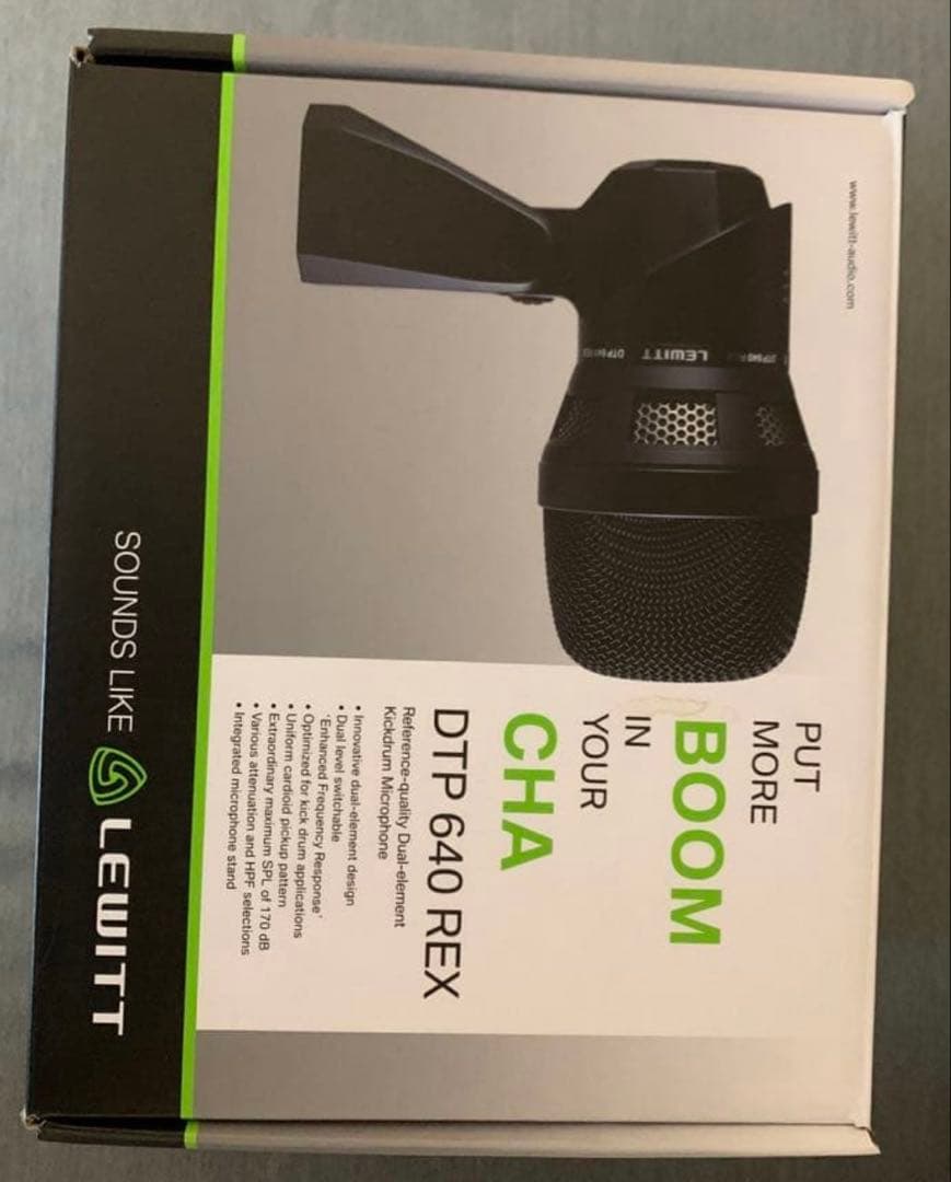 LEWITT DTP 640 REX ダイナミックマイク　　本日限定ドラムキック