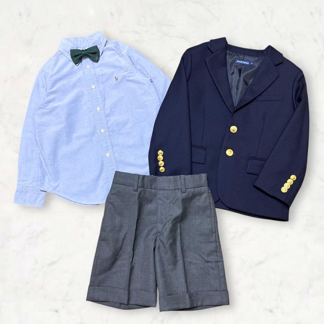 【極美品】ラルフローレン　キッズスーツ(110) 男の子　匿名配送