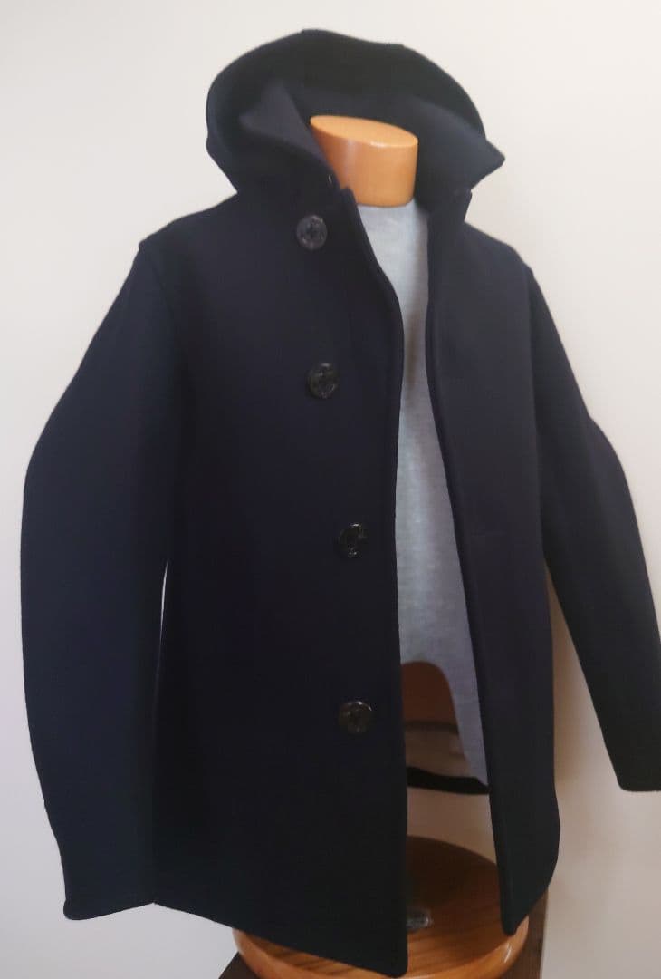 ORCIVAL オーシバル SINGLE MELTON WOOL P-COAT