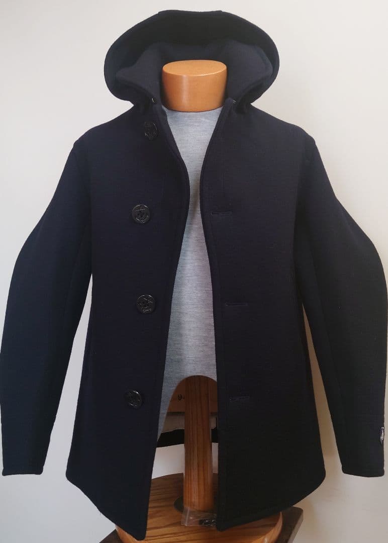 ORCIVAL オーシバル SINGLE MELTON WOOL P-COAT