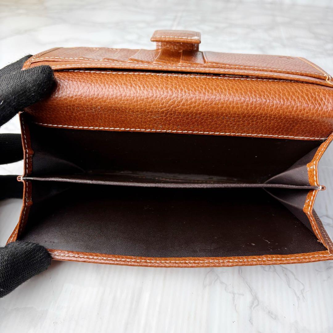 38 美品 GUCCI 長財布 GGキャンバス リボン シェリーライン l2