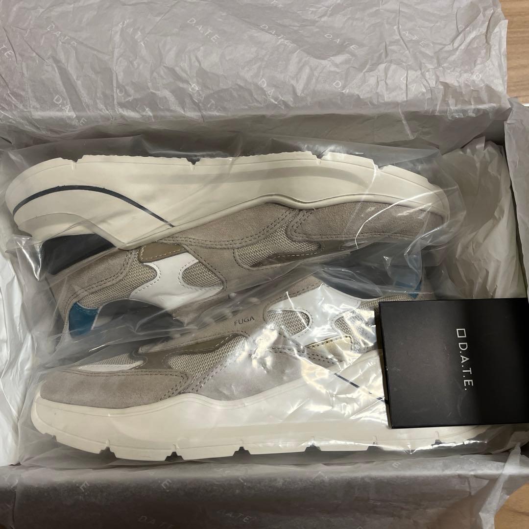 デイト　スニーカー　アイボリーゴールド　24.5