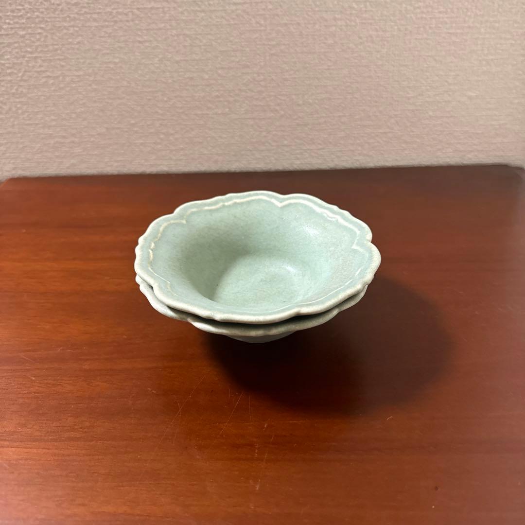 【未使用】Awabi ware アワビウェア　輪花　小鉢2個セット