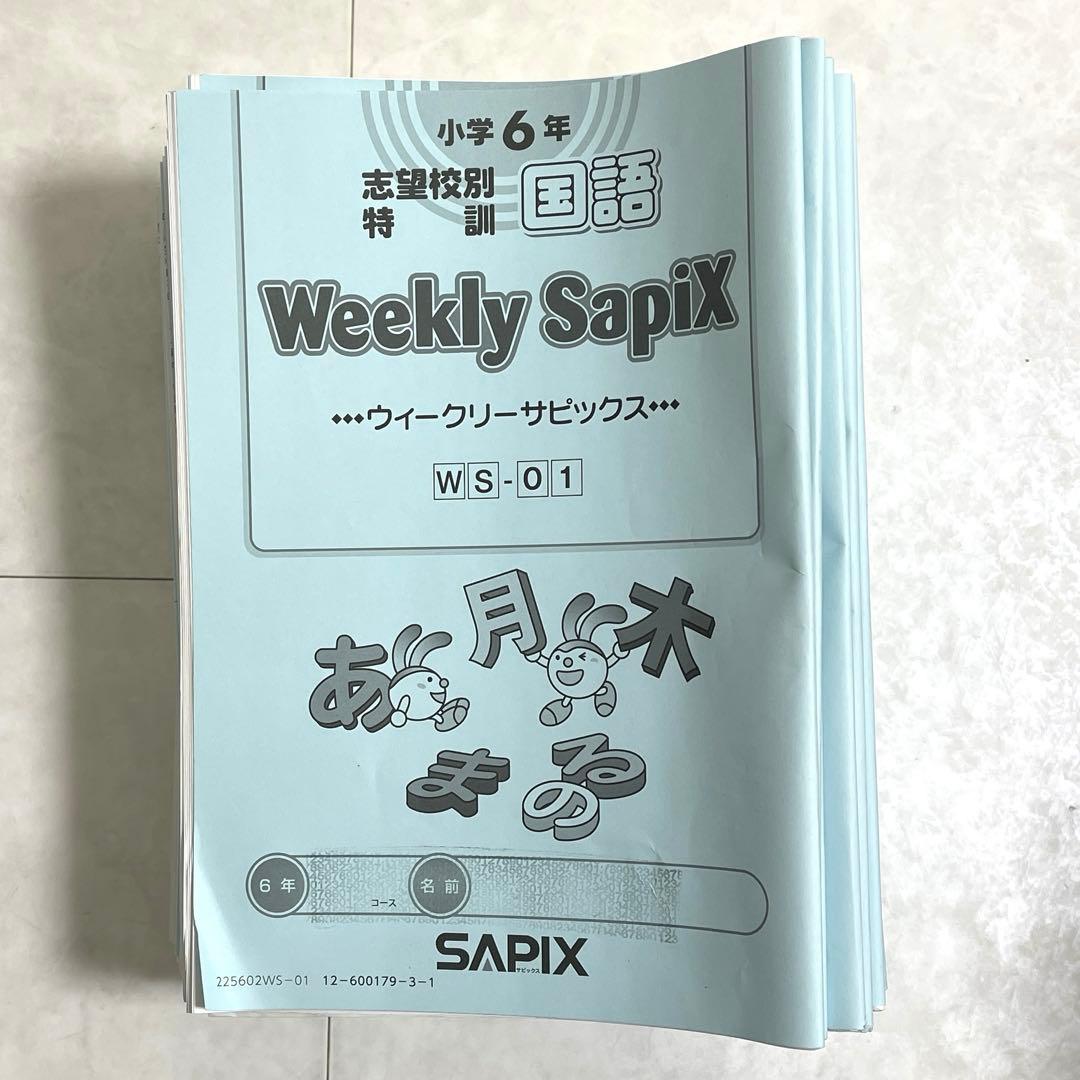 SAPIX 国語 6年 2025年度
