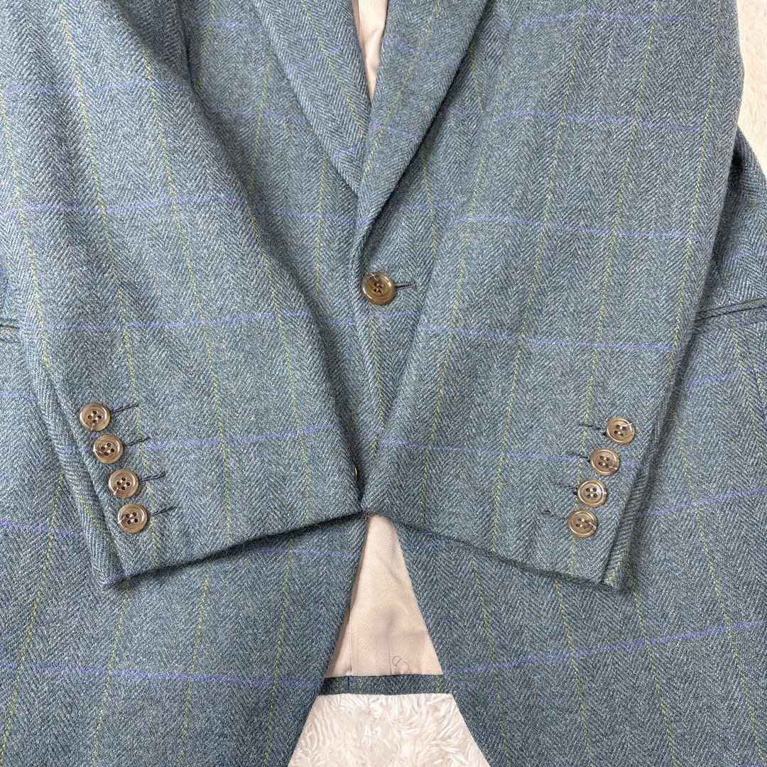 【アルパカ混合】　クリスチャンディオール　テーラードジャケット　L