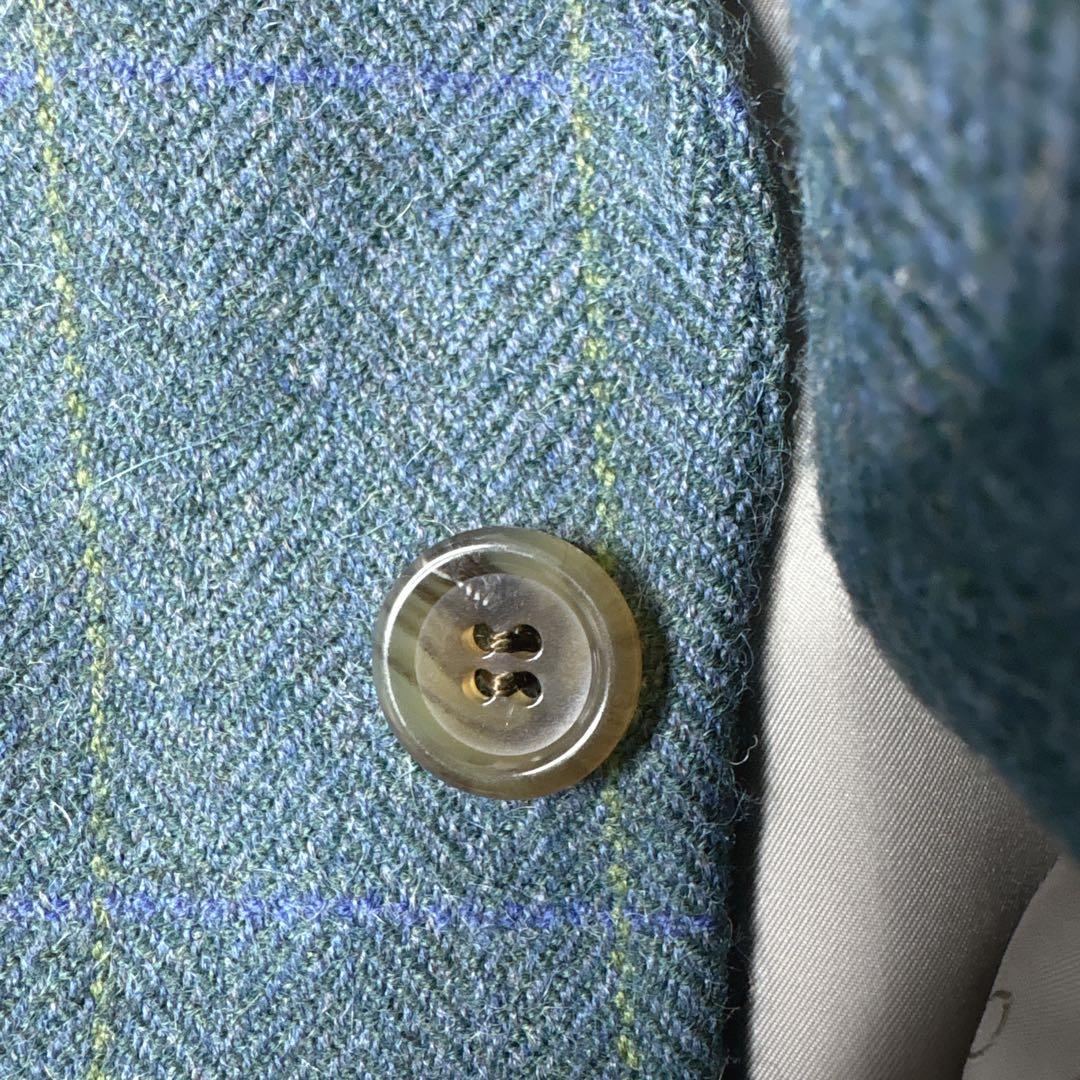 【アルパカ混合】　クリスチャンディオール　テーラードジャケット　L