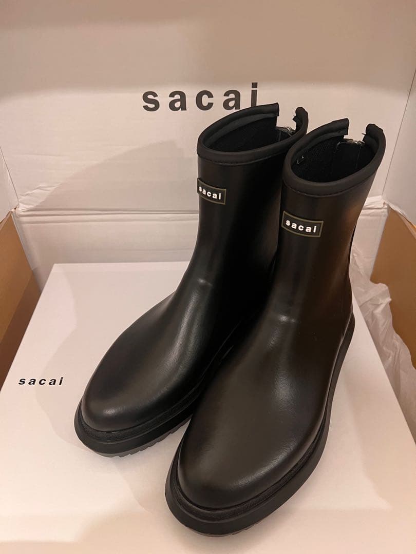 sacai サカイ　ラバーブーツ Lサイズ　長靴