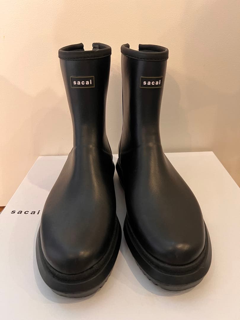 sacai サカイ　ラバーブーツ Lサイズ　長靴