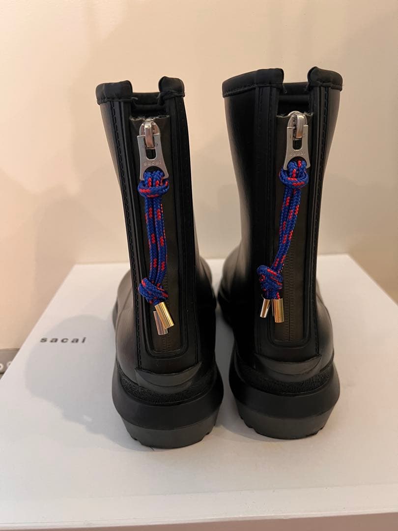 sacai サカイ　ラバーブーツ Lサイズ　長靴