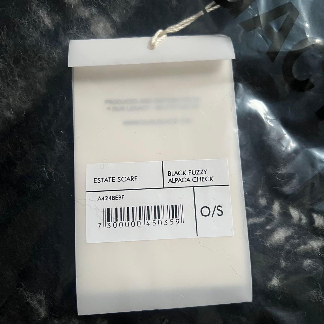 【モーガン 着用】OUR LEGACY 24AW マフラー新品未開封