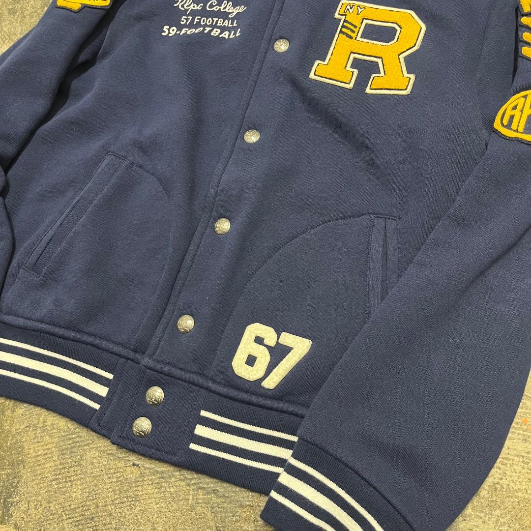 ポロラルフローレン レターマン スタジャン 襟付き レディース キッズ 今期