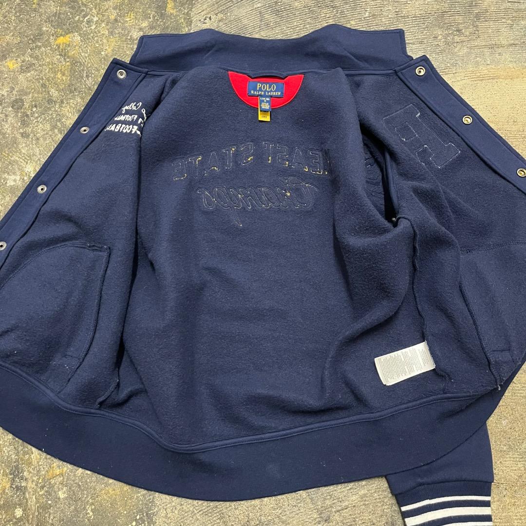 ポロラルフローレン レターマン スタジャン 襟付き レディース キッズ 今期
