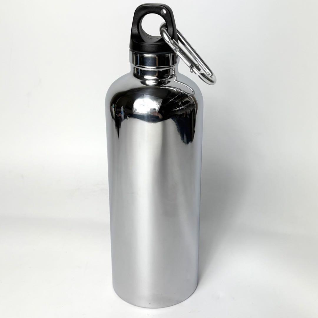 プラダ PRADA ウォーターボトル 水筒 500ml ステンレス シルバー.