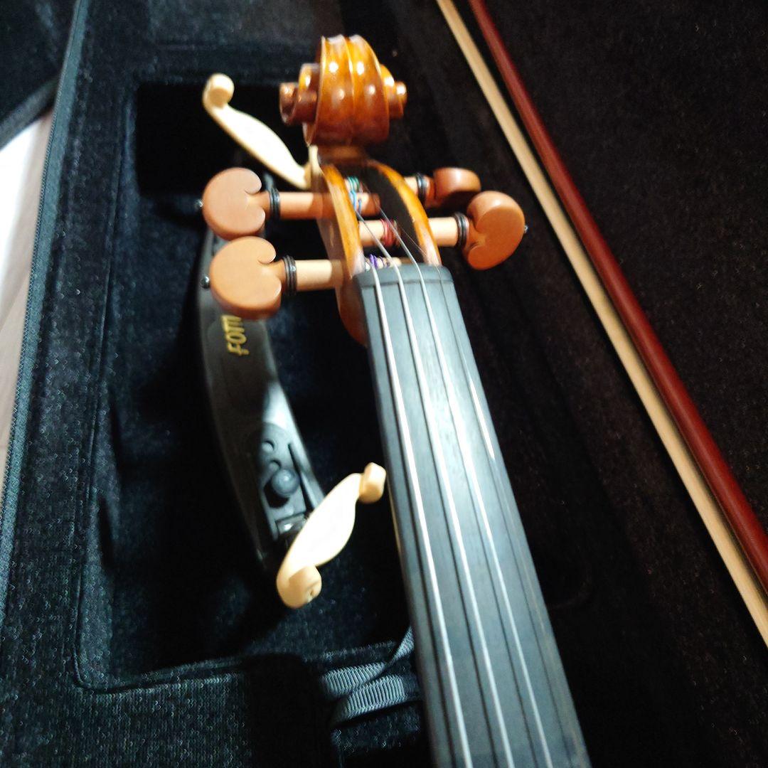 ニコロサンティNSN50S バイオリン　4/4 美品　弓、ケース、松脂、肩当付