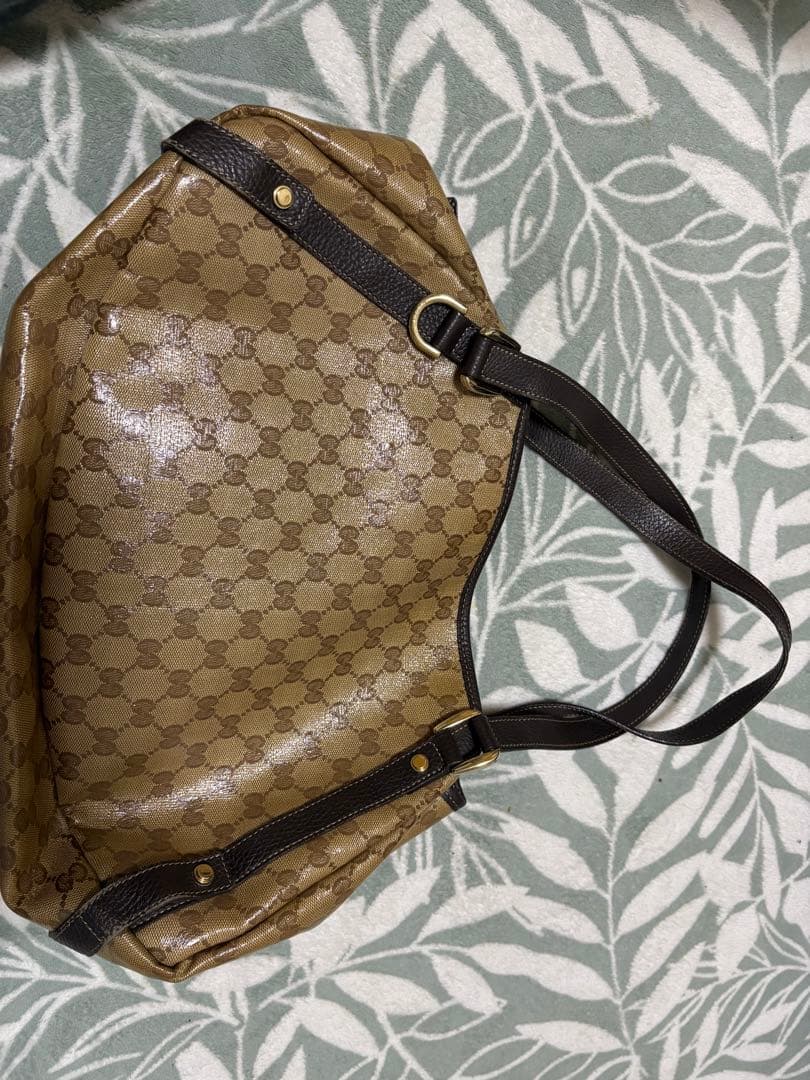 Gucci ブラウンレザー ショルダーバッグ