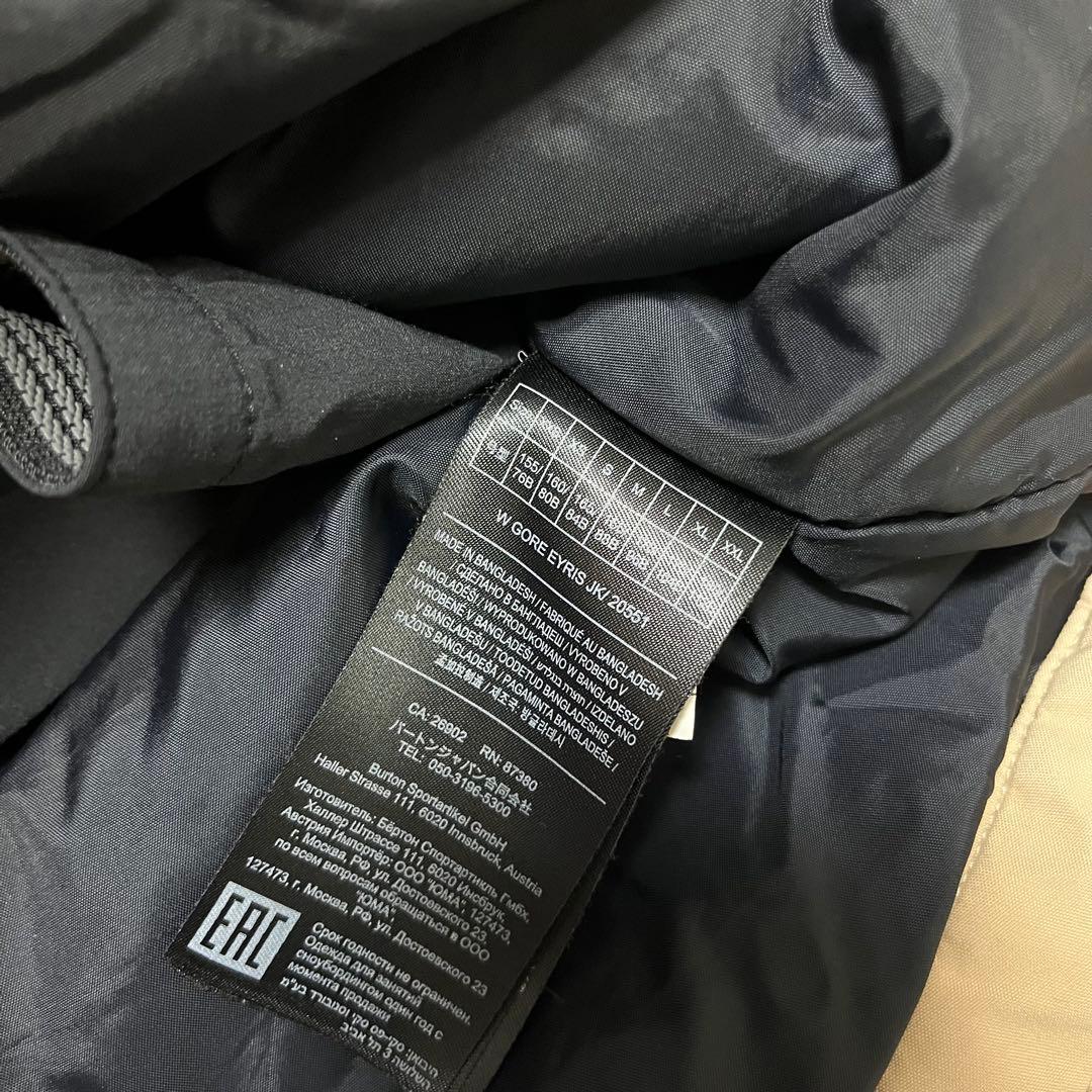 人気モデル BURTON バートン GORE EYRIS セットアップ