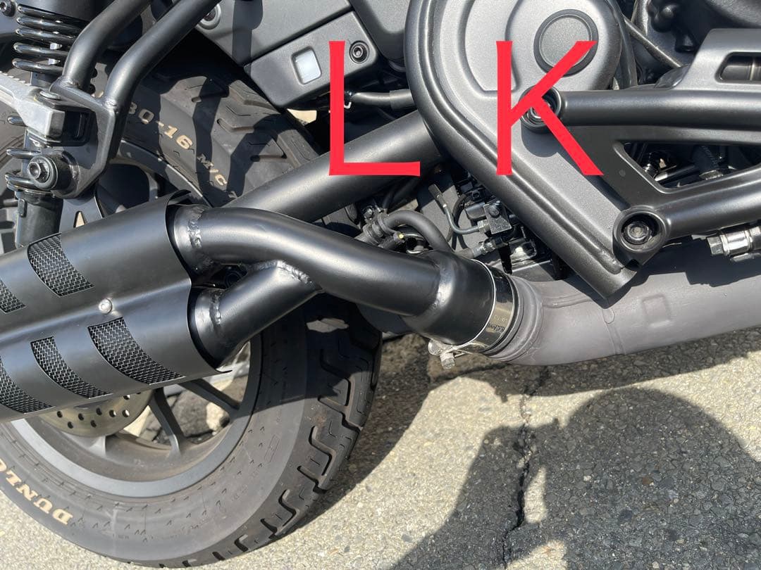 セール中　レブル250 2023年〜用マフラーgem speed製 V3