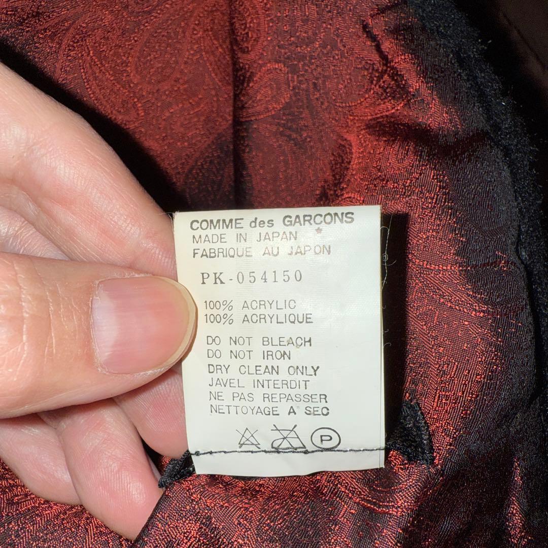 ギャルソン オム プリュス マフラー ベロア ペイズリー 柄 アーカイブ 田中