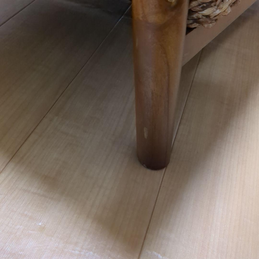 送料無料　アパカ素材の収納付きセンターテーブル