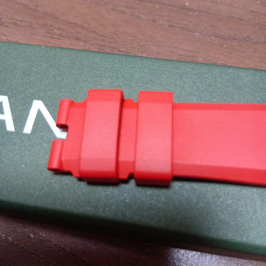 PANERAI 　純正ラバーベルト　ストラップカウッチュー ロッソ　未使用