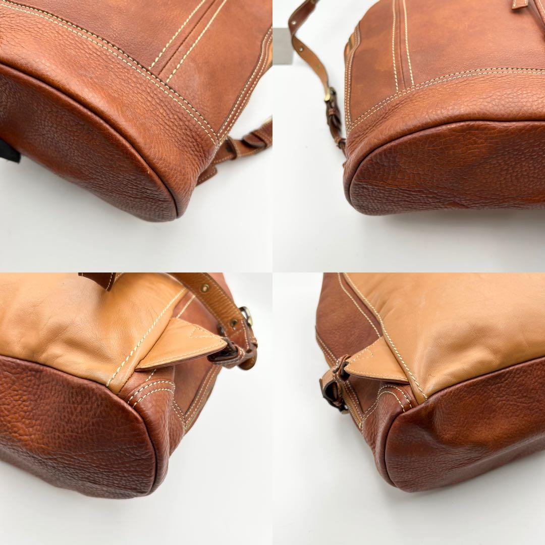 希少✨ 土屋鞄 リュック ソフトバックパック トーンオイルヌメ 大容量 レザー