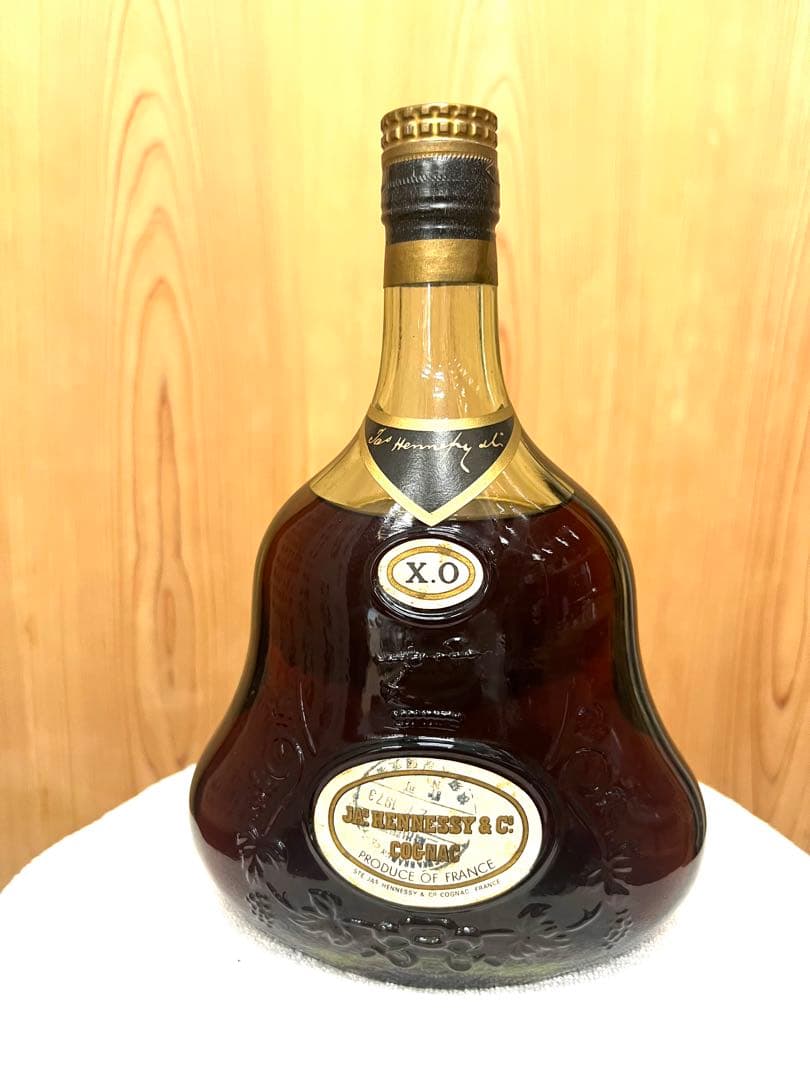 ヘネシー【未開詮】Hennessy XO グリーンボトル金キャップ　ヘネシー