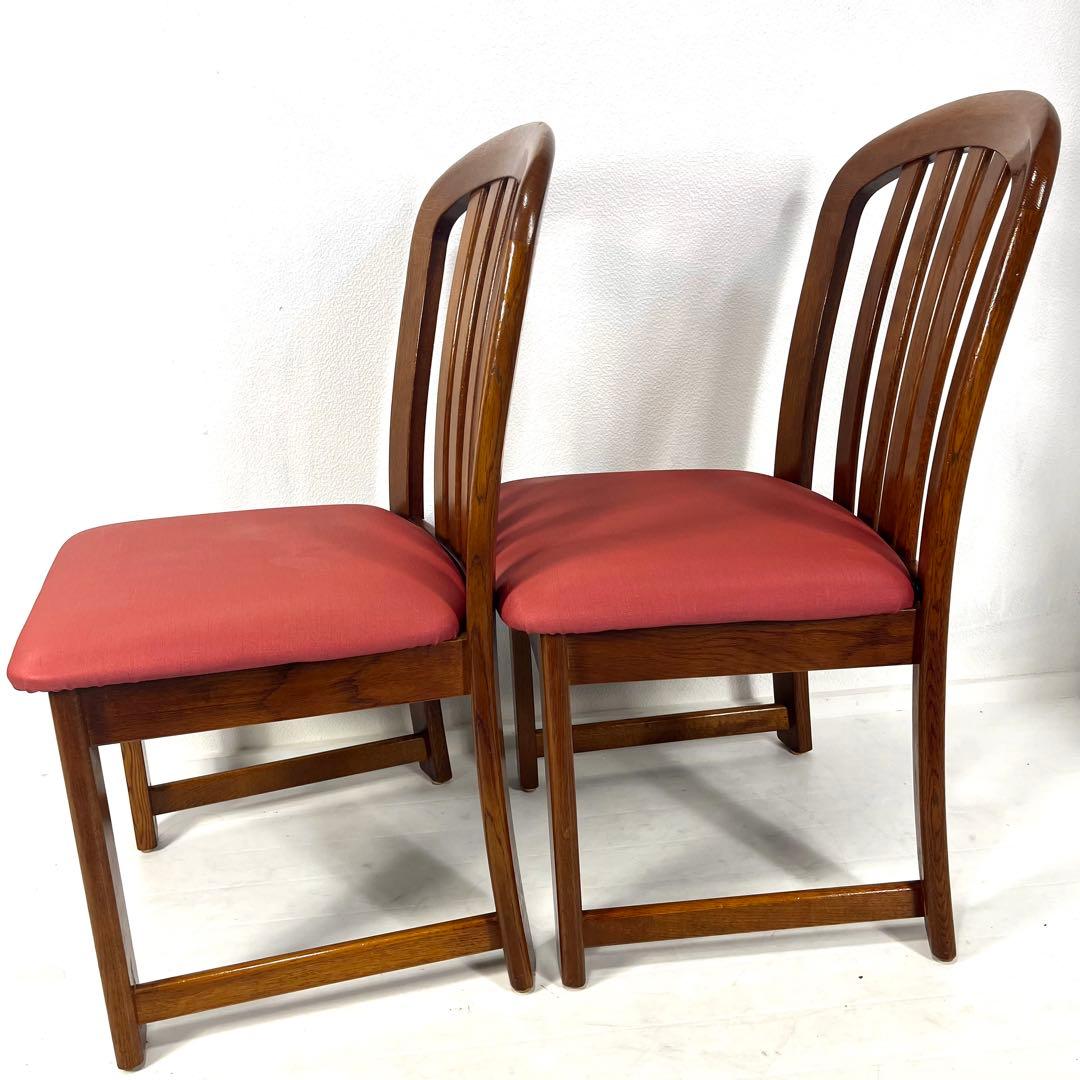 【送料無料】カリモク ダイニングチェア レザー張り　2脚セットA