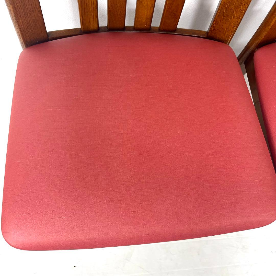 【送料無料】カリモク ダイニングチェア レザー張り　2脚セットA