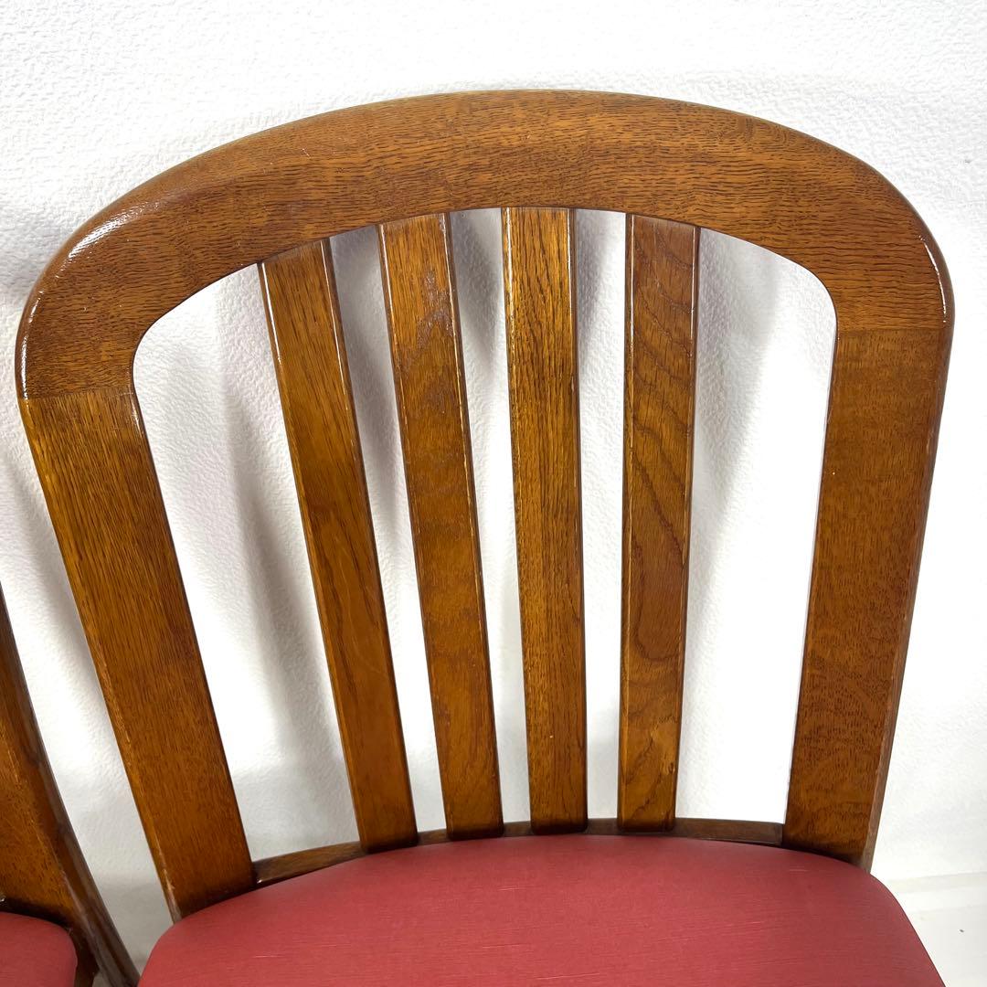 【送料無料】カリモク ダイニングチェア レザー張り　2脚セットA