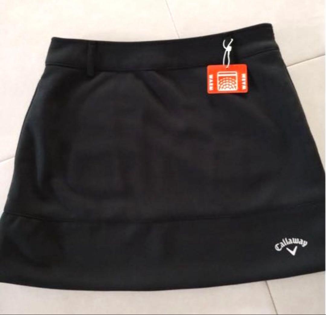 【新品】キャロウェイ フリース モックネック 裏起毛 スカート S セットアップ