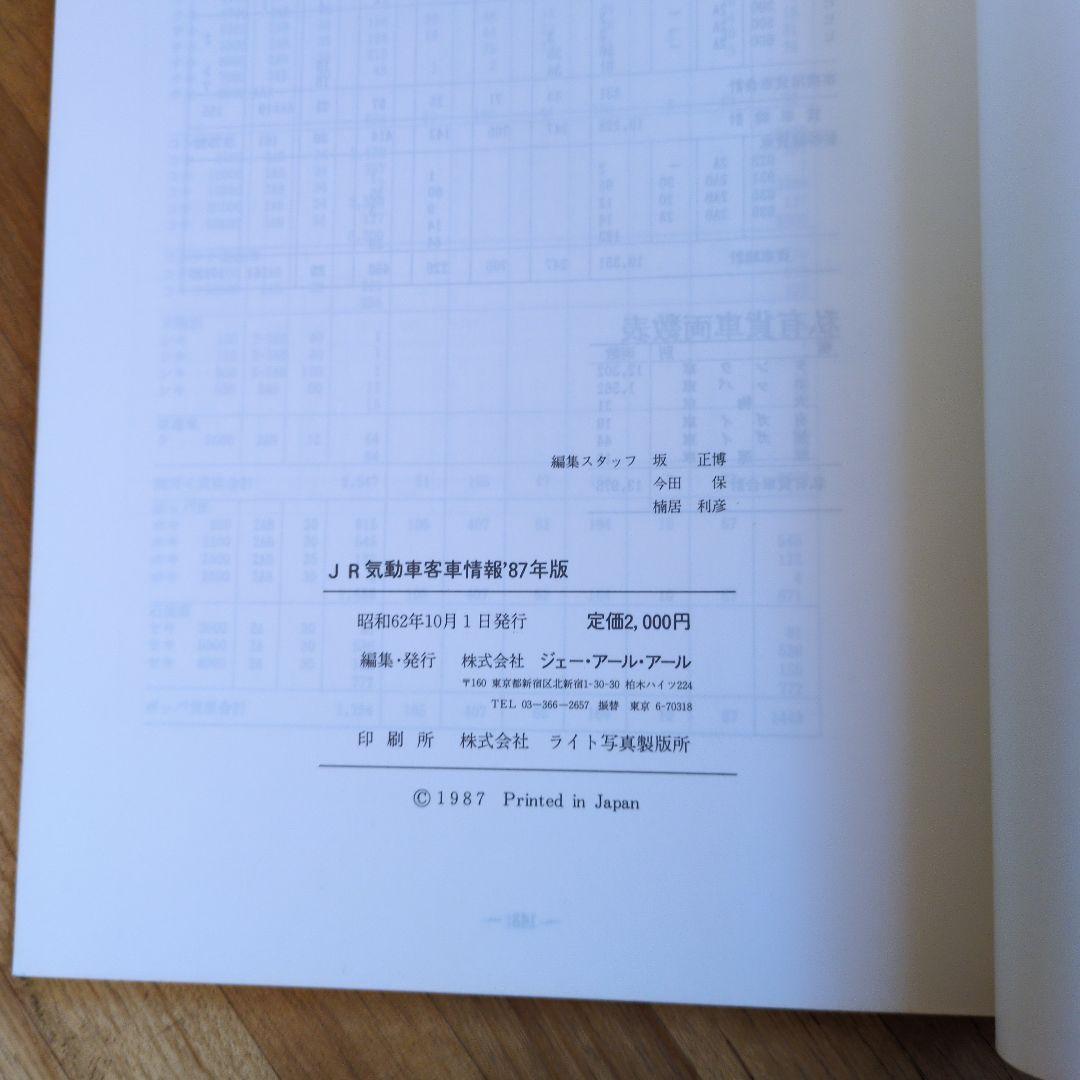 JR気動車情報 87年版