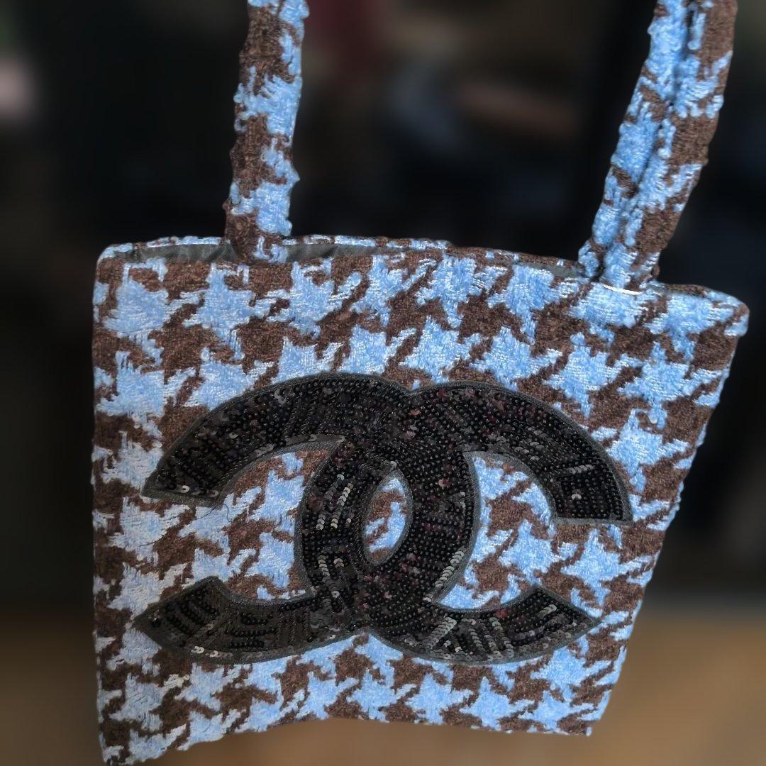 正規品#ノベルティ#新品未使用#CHANEL ハウンドトゥース# トートバッグ