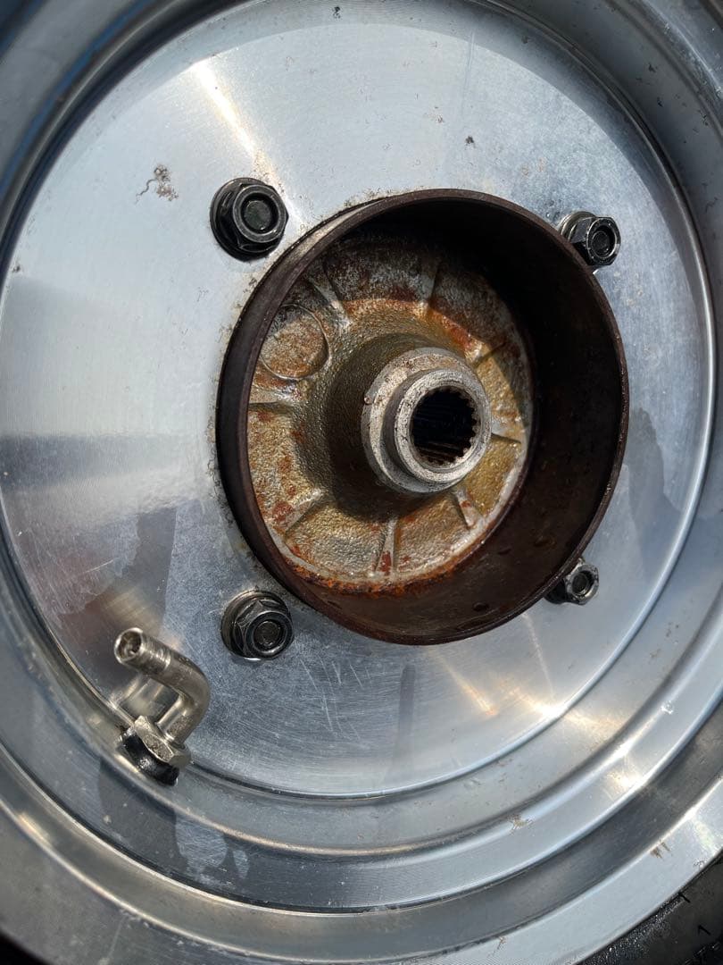 希少！レア！BMF ビームーンファクトリー　リアアルミホイール　ヤマハ系？jog