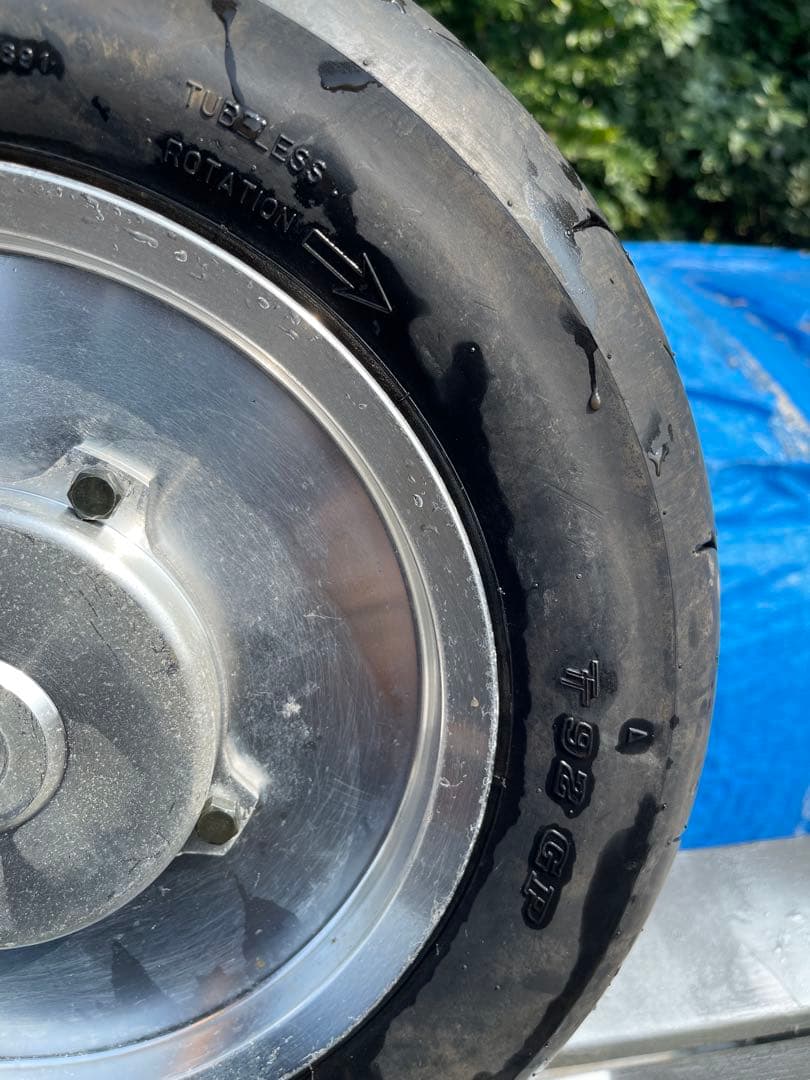 希少！レア！BMF ビームーンファクトリー　リアアルミホイール　ヤマハ系？jog