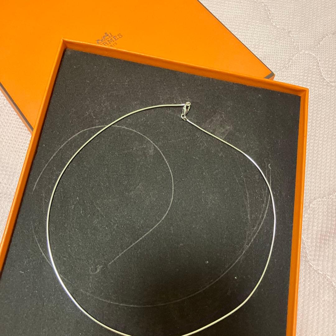 HERMES ポップアッシュワイヤーネックレスのみ 専用ボックス付き