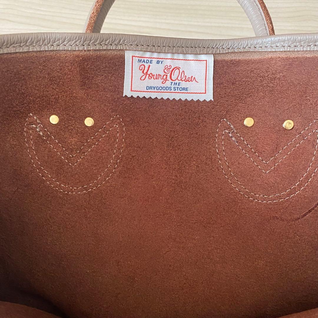 YOUNG & OLSENレザートートバッグ M ヤングアンドオルセンビームス