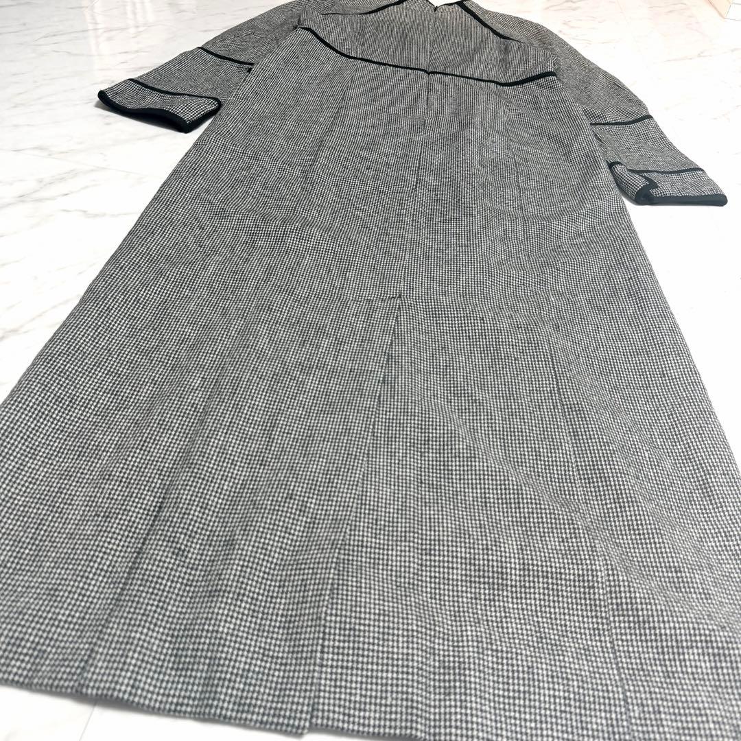 完売品✨️クラネ HOUNDSTOOTH PIPING ONE PIECE ロング