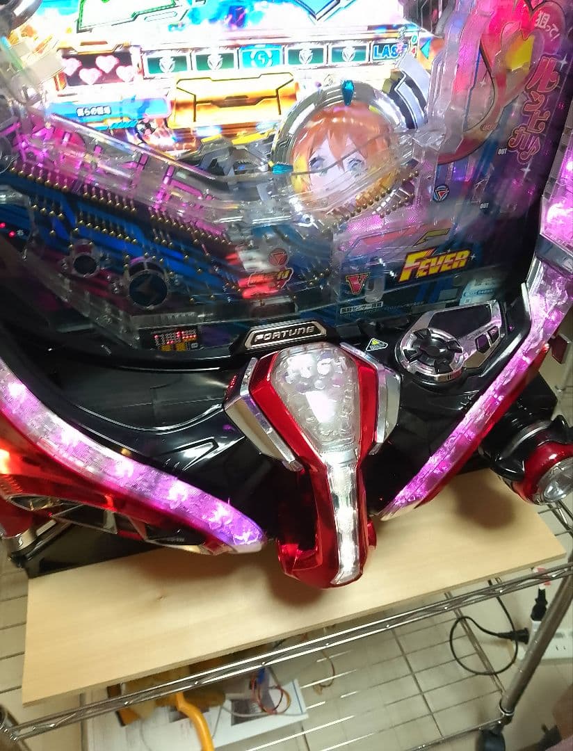 PFマクロスΔ設定付(1/199)＋イクリプスのセル付き パチンコ実機 裏玉循環